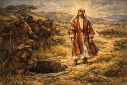 Painting for The Favored Son, Genesis 37–38