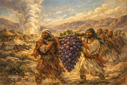 Painting for Giants in the Land, Numbers 12–13